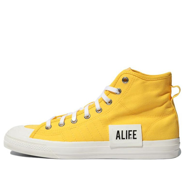 

Кроссовки alife x nizza высокие Adidas, желтый