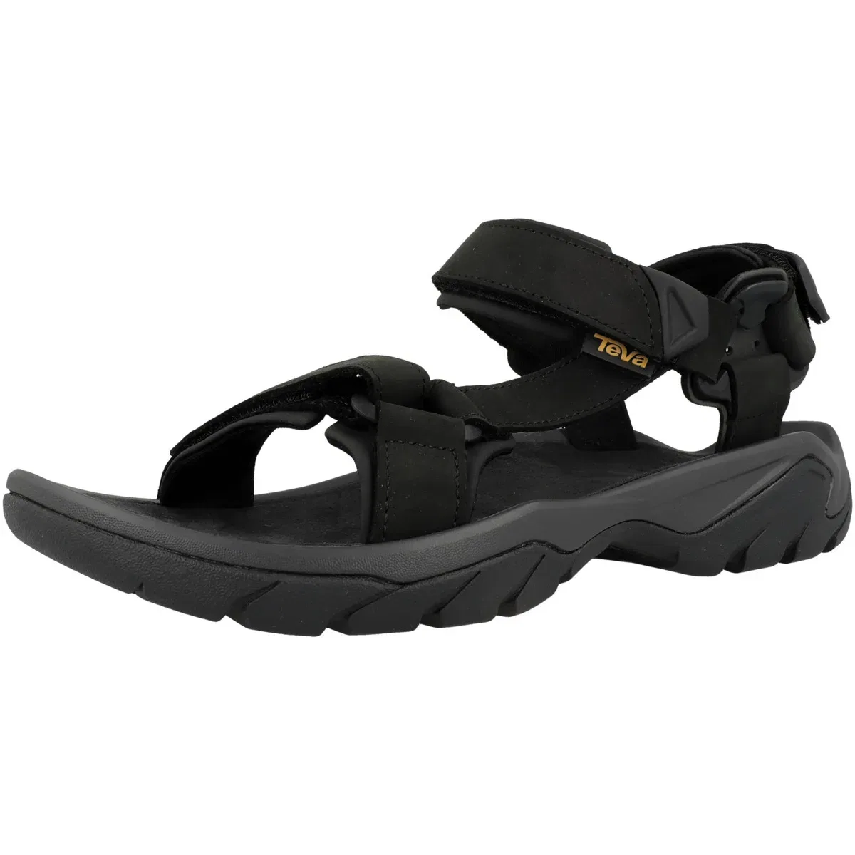 Сандалии треккинговые Terra Fi 5 Universal Leather, Teva, черный — фото 4