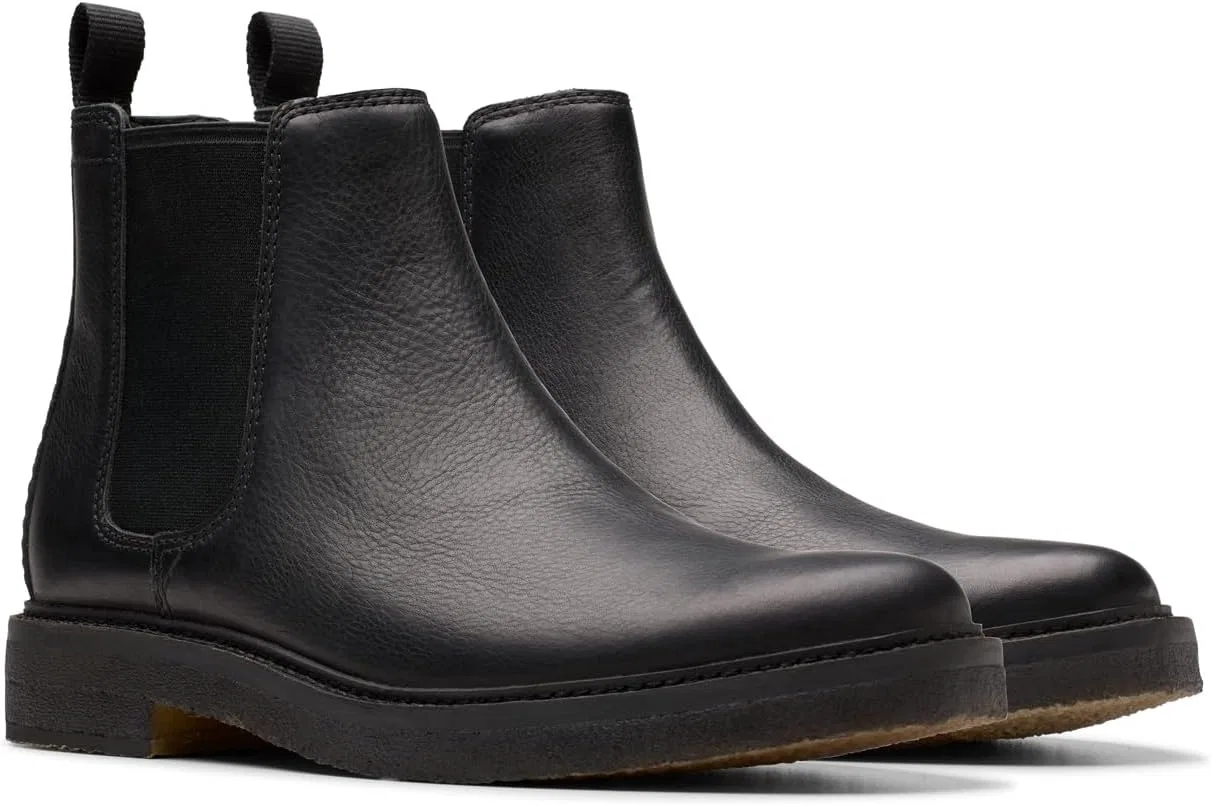 Мужские ботинки Clarks Clarkdale EasyChelsea, White Leather — фото 4
