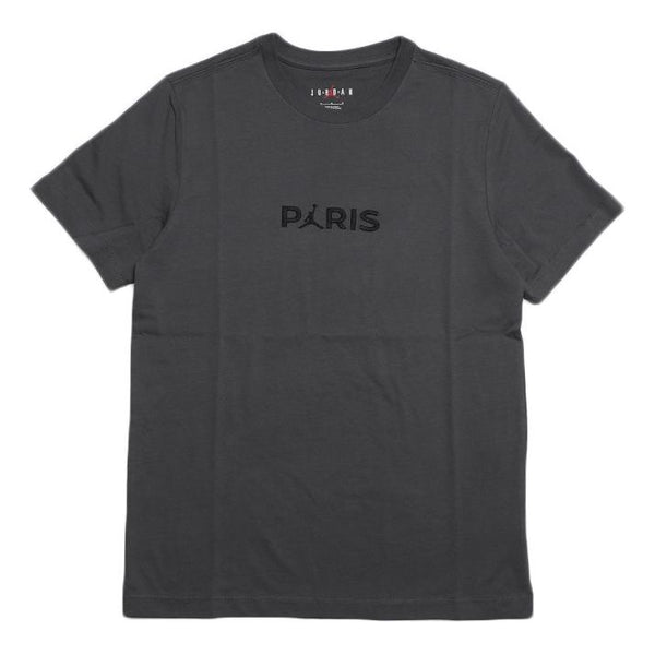 

Футболка Air Jordan PSG Club T-Shirt 'Black Grey', черный