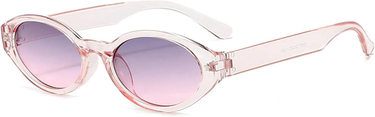 

Солнцезащитные очки Willochra в стиле ретро, ​​овальные, для женщин и мужчин, винтажные, 90-х, маленькие, «кошачий глаз», с заклепками, черные, UV400, C8