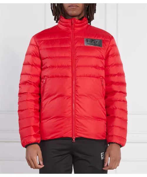 

Пуховик Regular fit Ea7, красный