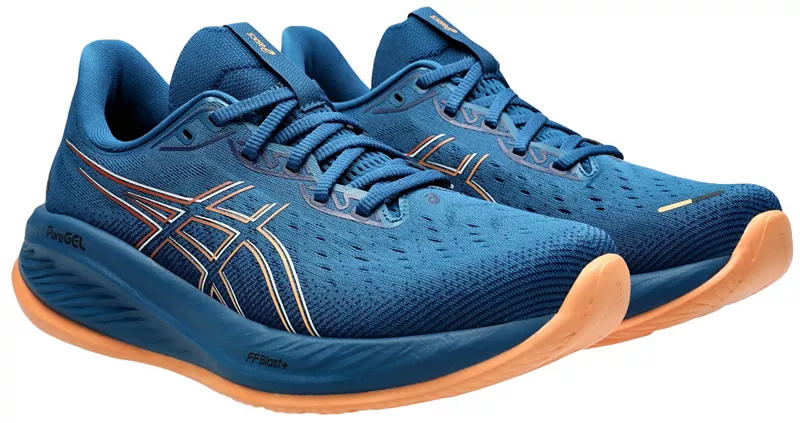 Мужские кроссовки ASICS Gel-Cumulus 26, темно-синий/оранжевый — фото 4