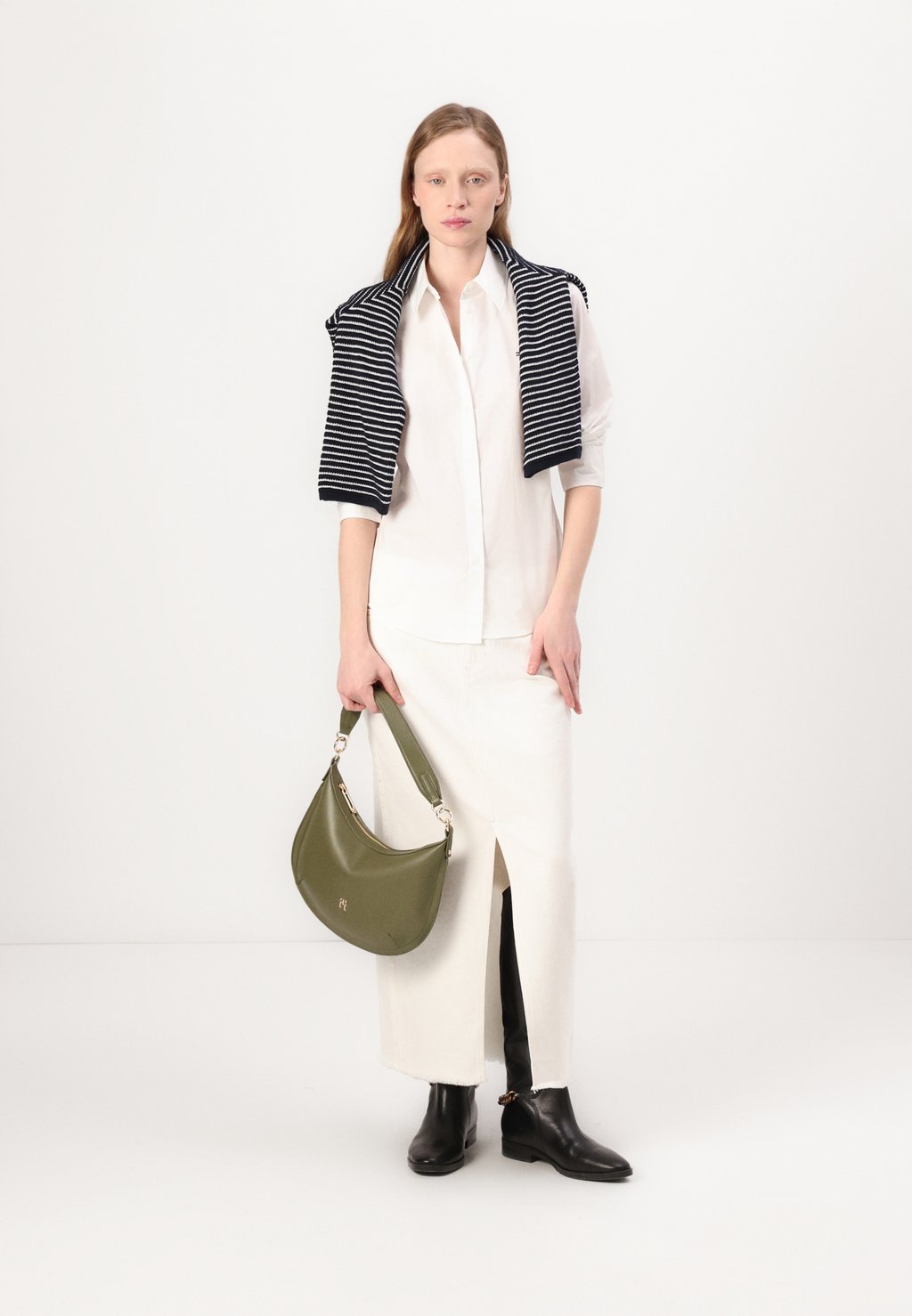 Блузка на пуговицах STRETCH REGULAR SHIRT Tommy Hilfiger, белый — фото 2