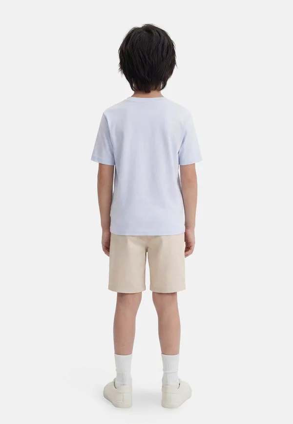 Детская/Подростковая футболка с короткими рукавами, унисекс, с принтом. Boss Kidswear, Pale Blue — фото 2