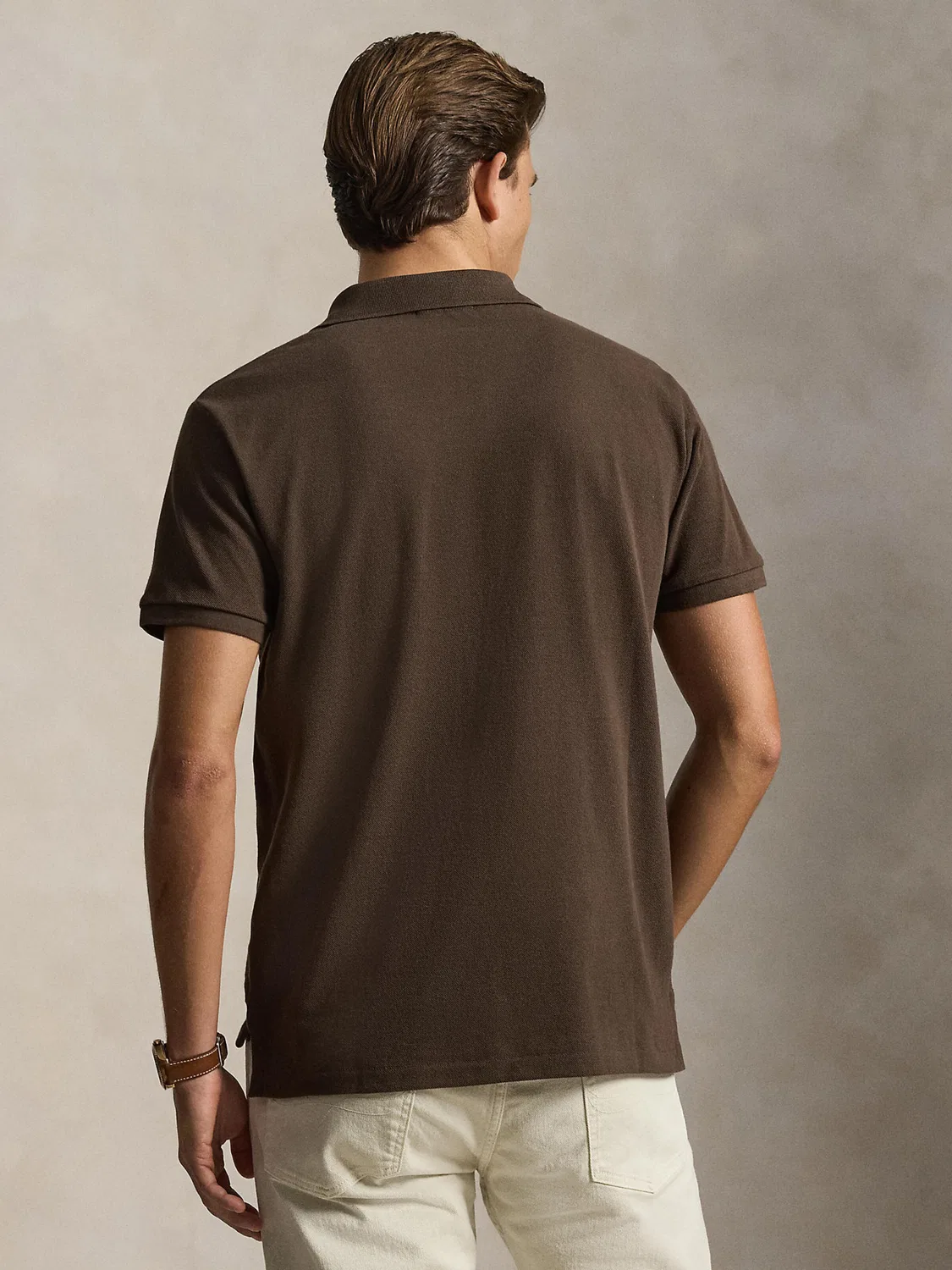 Рубашка Polo Ralph Lauren темно-коричневого цвета — фото 4