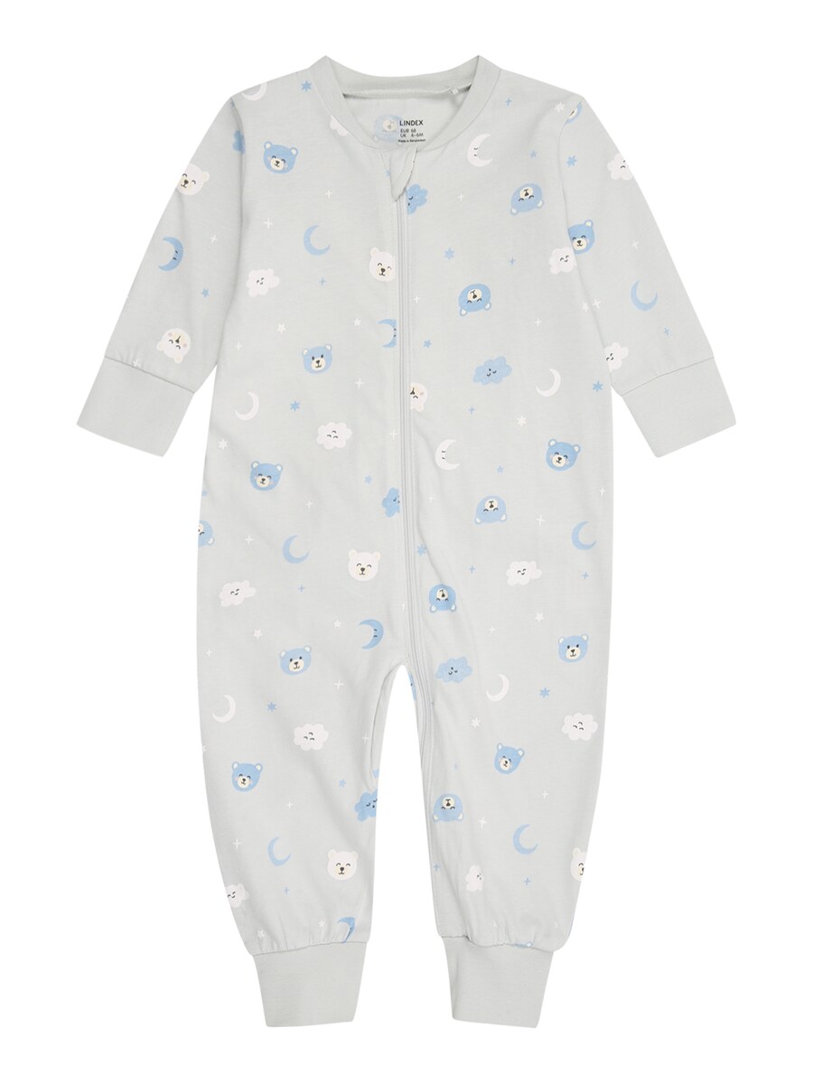 

Пижама Lindex, цвет Pastel blue/Light blue