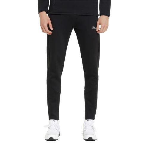 

Мужские хлопковые брюки для гимнастики и пилатеса Puma Evostripe, черные