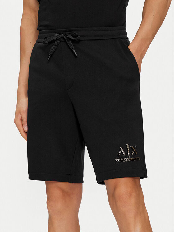 

Спортивные шорты стандартного кроя Armani Exchange, черный