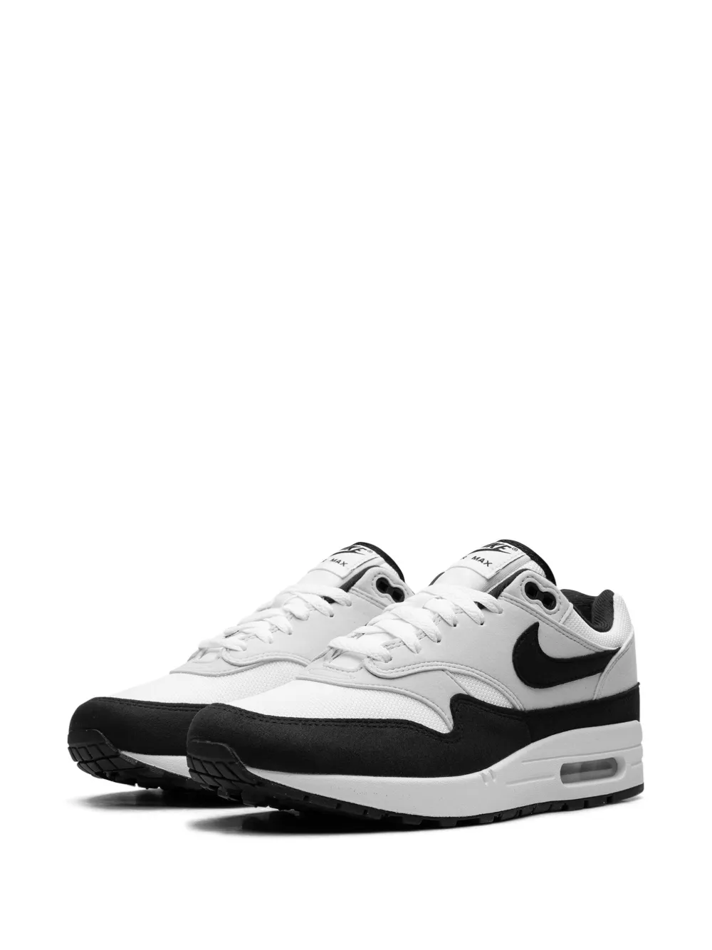Кроссовки Air Max 1 White Black Nike, белый — фото 2