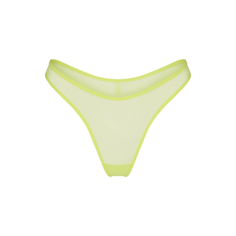 

Стринги SKIMS Ultra Fine Mesh, цвет Daffodil