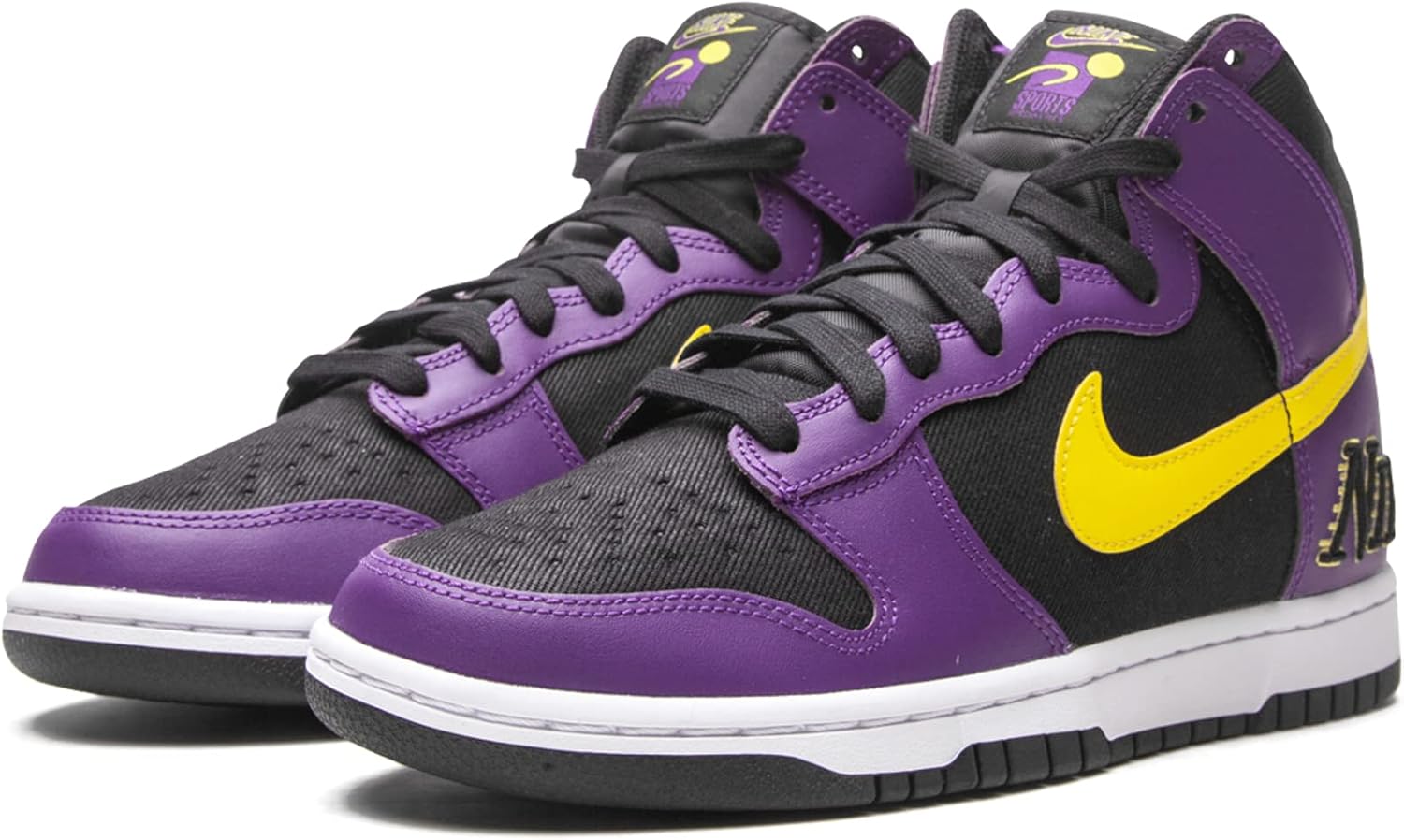 Кроссовки Nike Dunk High 1985 - Summit White / Barely Rose / University Red, Purple — фото 2