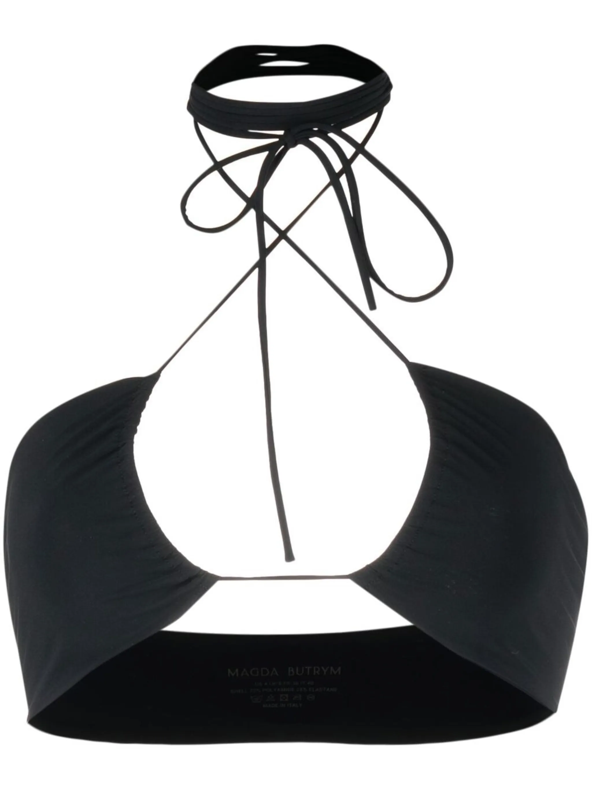 

Лиф-бандо с перекрестными бретелями Magda Butrym, черный