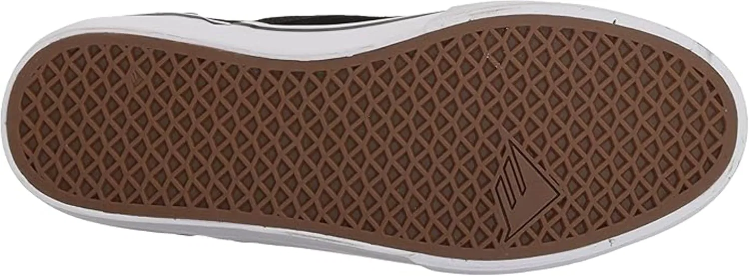 Кроссовки slip-on Emerica Wino G6, Black/White/Gold — фото 4