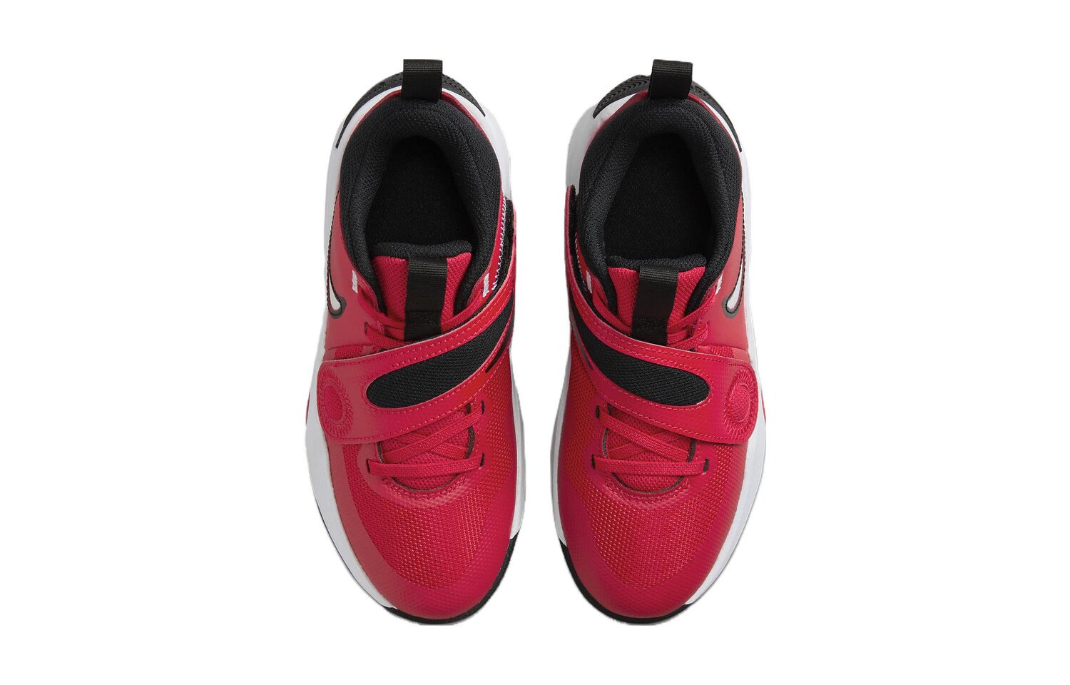 Кроссовки Nike Team Hustle D 11 University Red Black GS, красный — фото 4