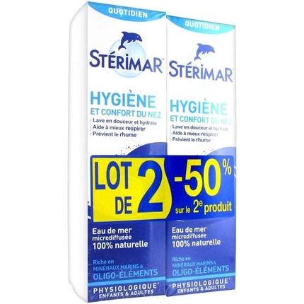 

Sterimar Назальная гигиена и комфорт 100 мл - Упаковка из 2 шт Leapoa