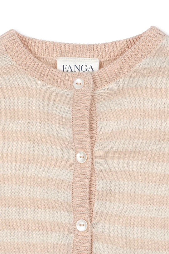 Детский кардиган VENTI KNIT CARDIGAN GOTS Fanga Fontana, бежевый — фото 3