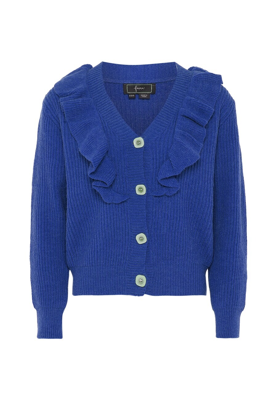 

Вязаный кардиган faina Knit Cardigan, коабльтовый синий