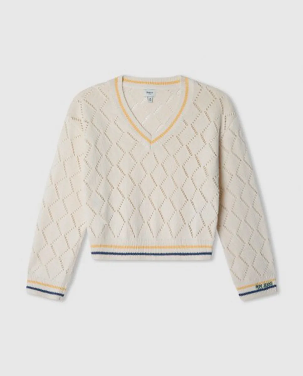 

Детский свитер Beah Pepe Jeans, пастельно-розовый