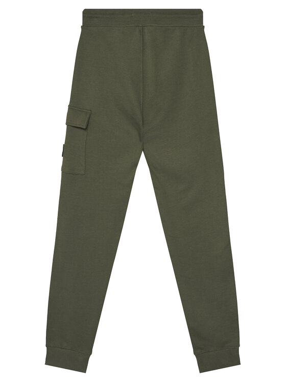 Спортивные брюки relaxed fit Badge IB0IB02199 Calvin Klein Jeans, зеленый — фото 2
