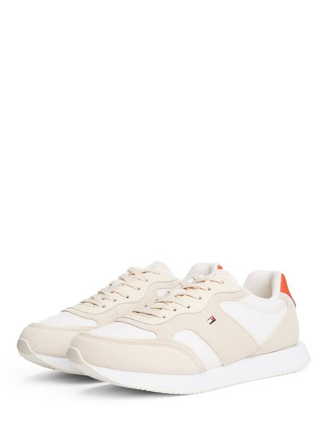 Тренеры Suede TH Monogram Tommy Hilfiger, Sugarcane — фото 3