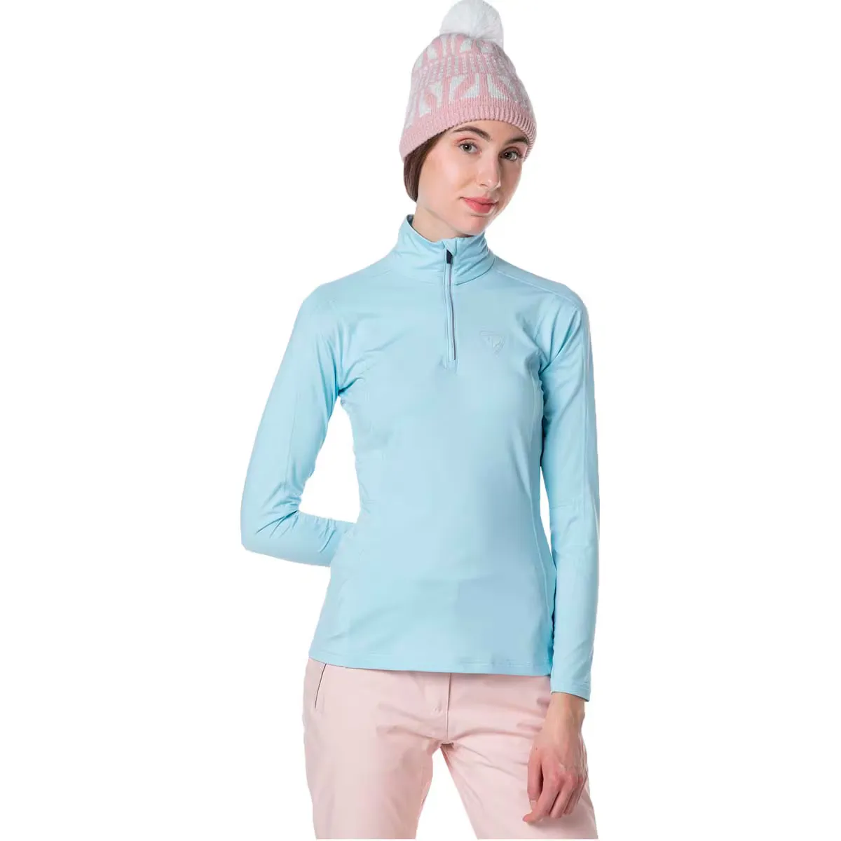 

Женская Classique 1/2 Zip Rossignol флис, голубой