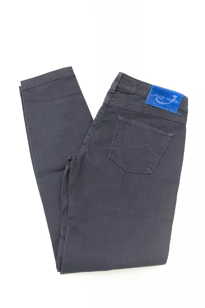 

Шикарные облегающие джинсы Pony Skin Label Jacob Cohen, синий