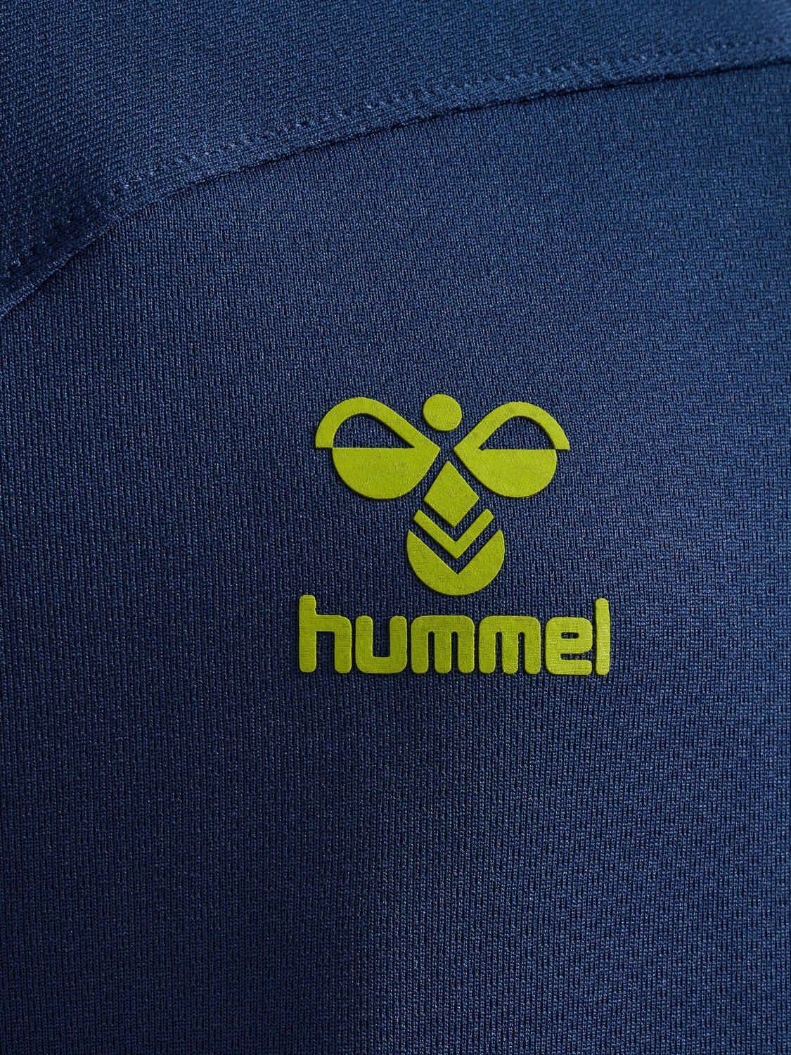 Толстовка Hummel Mit Kurzem Reißverschluss Hmllead Half Zip Kids, цвет DARK DENIM — фото 3