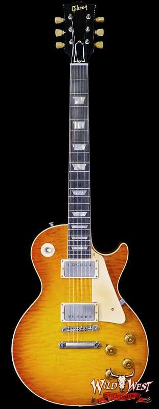 

Электрогитара Gibson Custom Shop Limited Edition 1959 Les Paul Standard Reissue Brazilian Rosewood Murphy Lab Aged Tom's Tea Burst 8.40 LBS