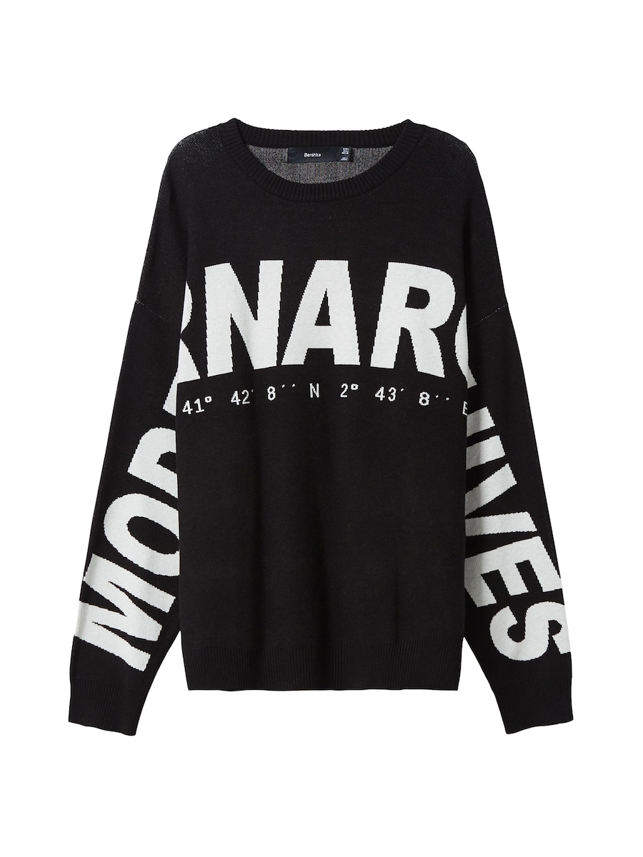 

Свитер Bershka, черный