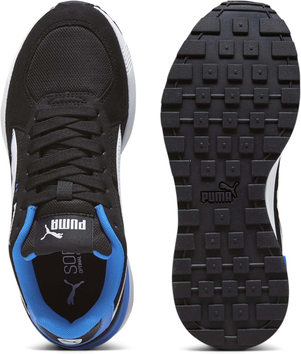 Кроссовки Puma Graviton для детей и подростков, белый/черный/синий — фото 4