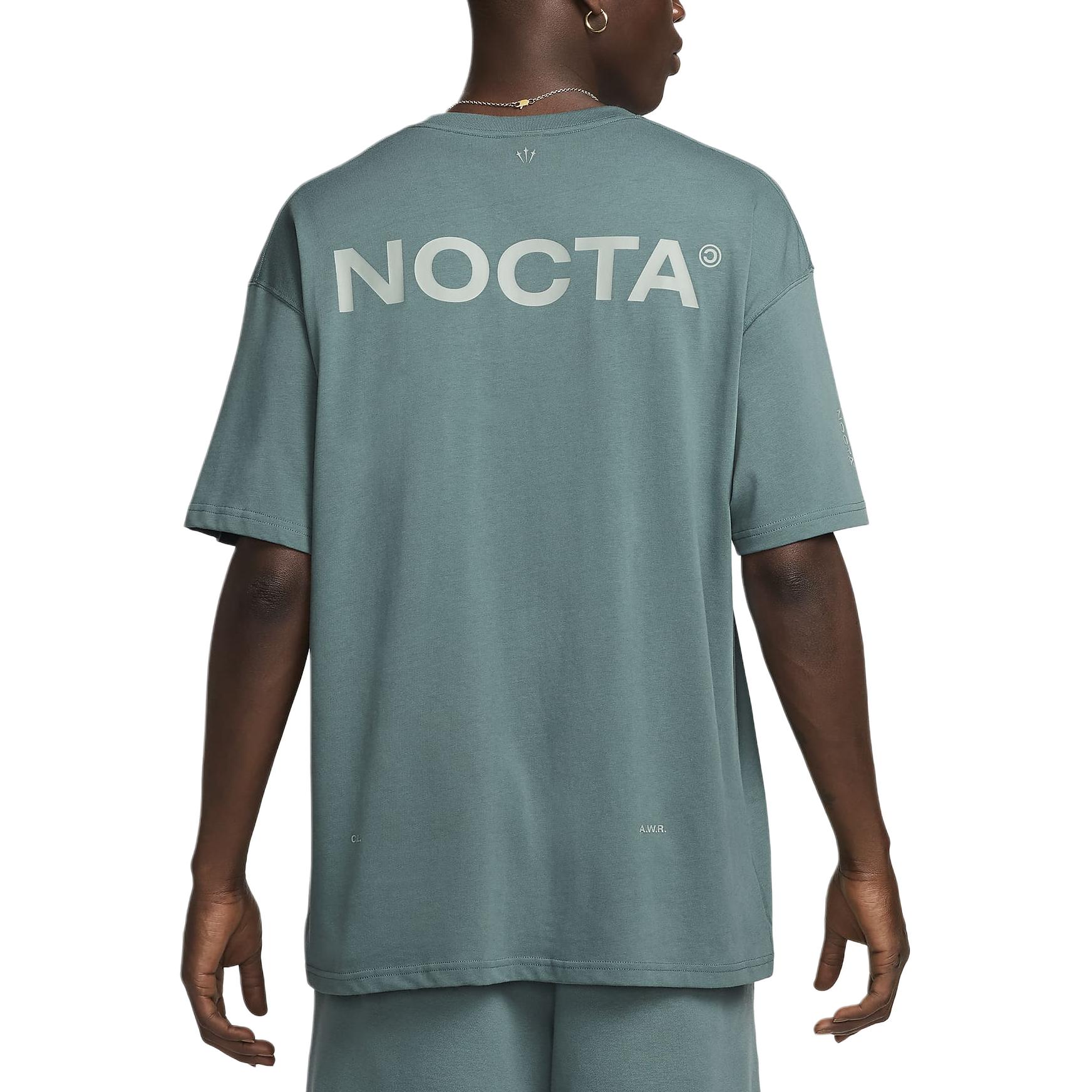 Футболка X NOCTA Big Body CS унисекс Mineral Slate/Weathered Spruce/Mica Green Nike, Mineral Slate/Faded Spruce/Mica Green — фото 3