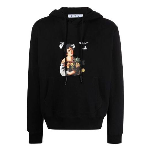 

Толстовка men's ss21 caravaggio boy print oversized black Off-White, черный