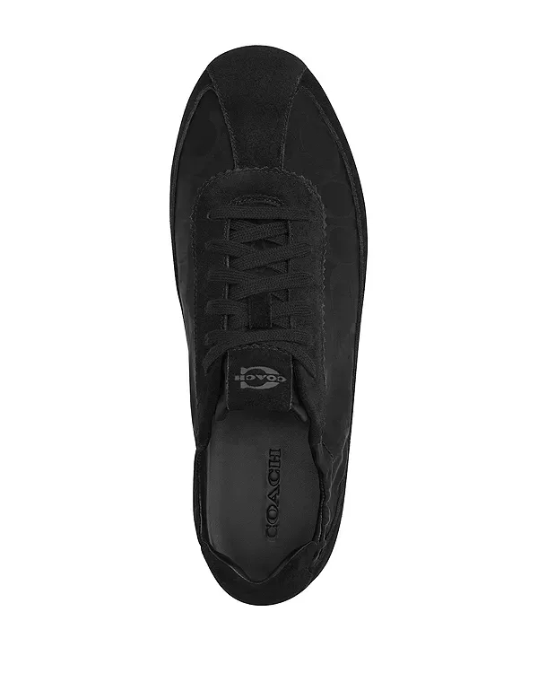 Нейлоновые кроссовки без жесткой конструкции Coach, Black — фото 2