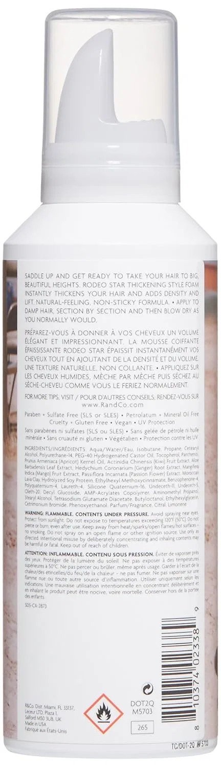 Пенка для объема волос «Rodeo Star Thickening Style Foam» от R+Co R+Co — фото 2