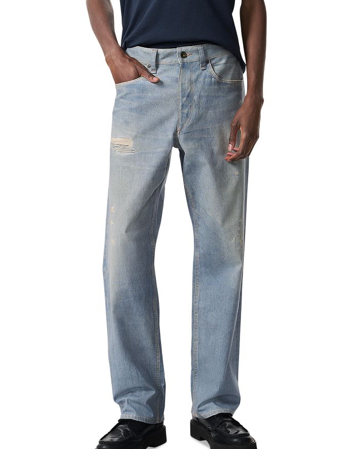

Джинсы Fit 4 Miramar Relaxed Fit Stretch Cotton Canvas в цвете Elmont rag & bone, синий