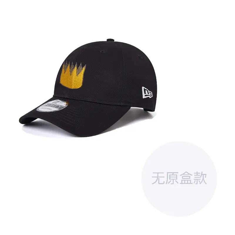 

New Era Хлопковая бейсболка унисекс черная, Baseball Cap