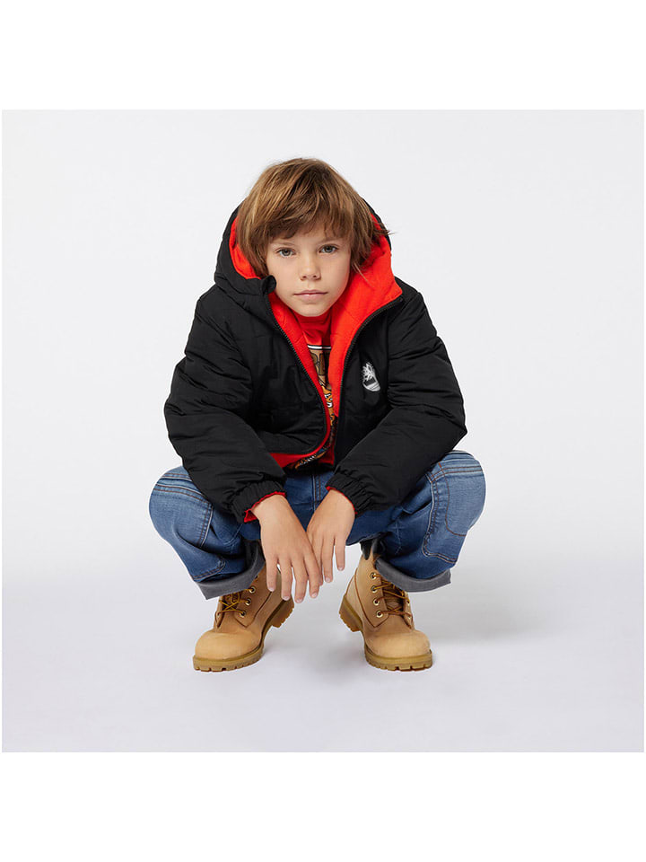 

Двусторонняя куртка черного/оранжевого цвета Timberland