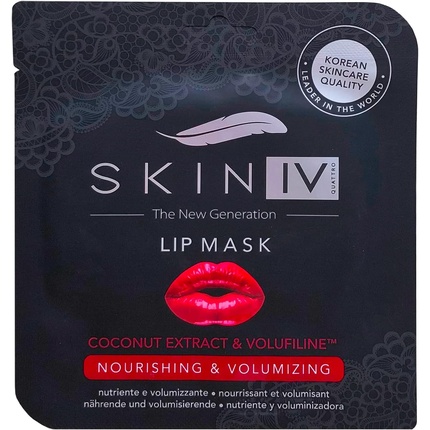 

Skin IV Korean Skincare Питательная и придающая объем маска для губ с экстрактом кокоса и Volufiline 3 г