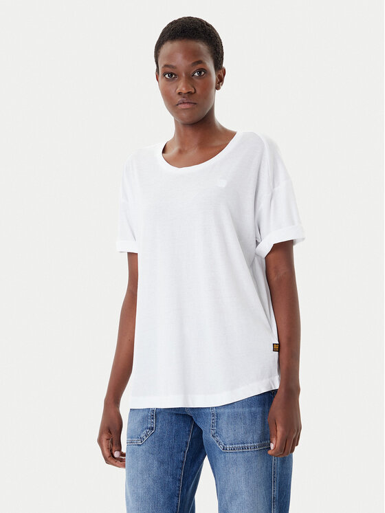 

Футболка loose fit Rolled Up D24524-4107 G-Star Raw, белый