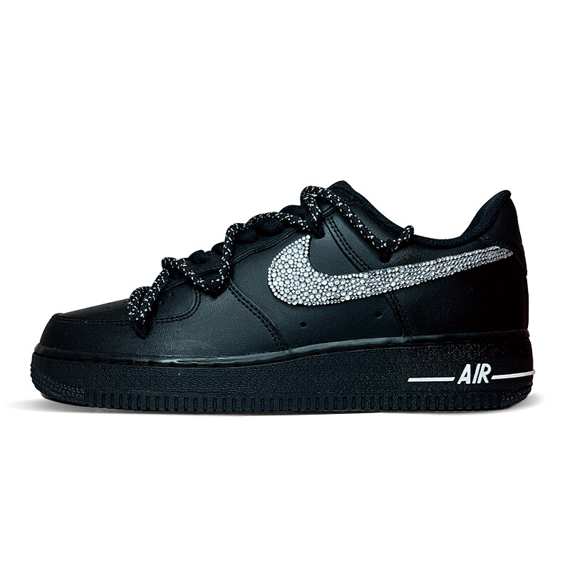 

Кроссовки Nike Air Force 1 Skateboard Shoes Unisex Low-Top Black, Черный, Кроссовки Nike Air Force 1 Skateboard Shoes Unisex Low-Top Black