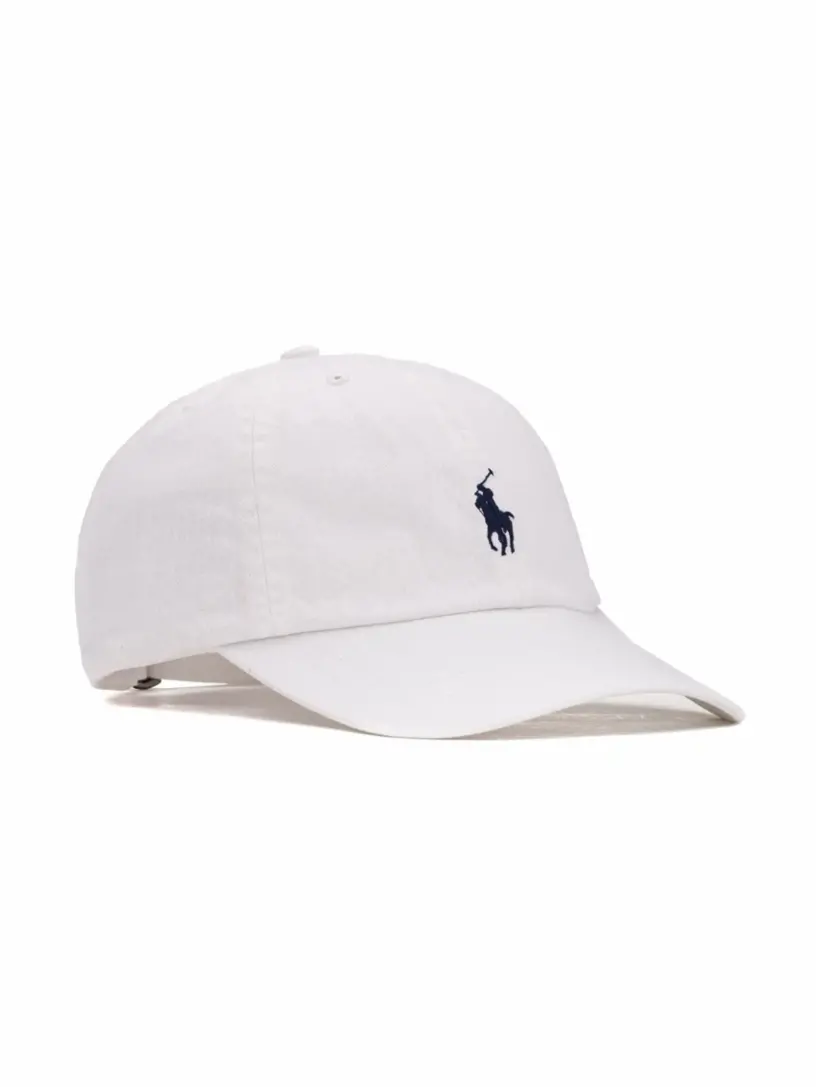 

Хлопковая кепка с логотипом Ralph Lauren, белый