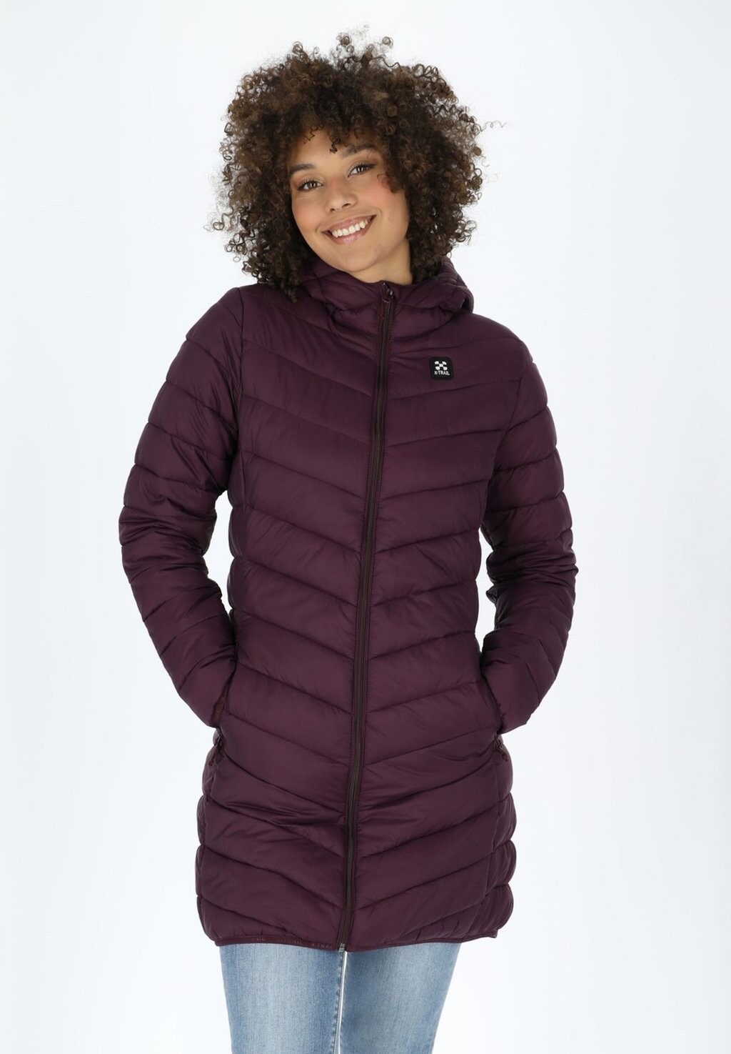 

Зимнее пальто COLORADO LIGHTWEIGHT HOODED X-Trail, цвет burgundy