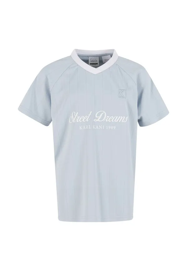Футболка с принтом для юниоров og shadow soccer Karl Kani, Light Blue
