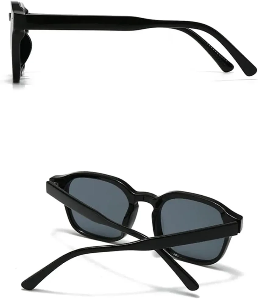 

Популярные солнцезащитные очки для женщин и мужчин в стиле ретро с заклепками, защита от УФ-излучения UV400 (C5, бежевый, чайный оттенок) TVTBBVV, C5 Jelly Beige Tea