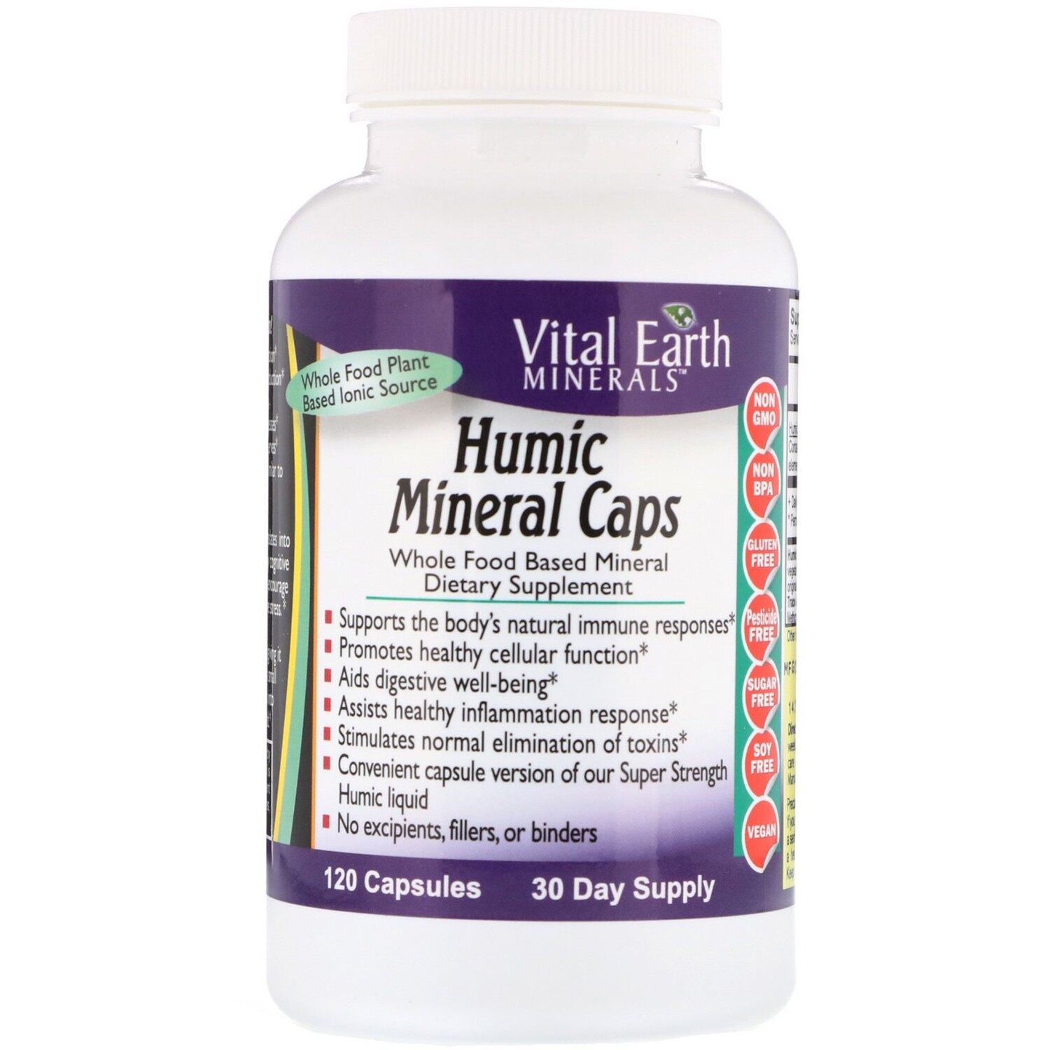 

Vital Earth Minerals Humic Mineral Caps 120 Capsules