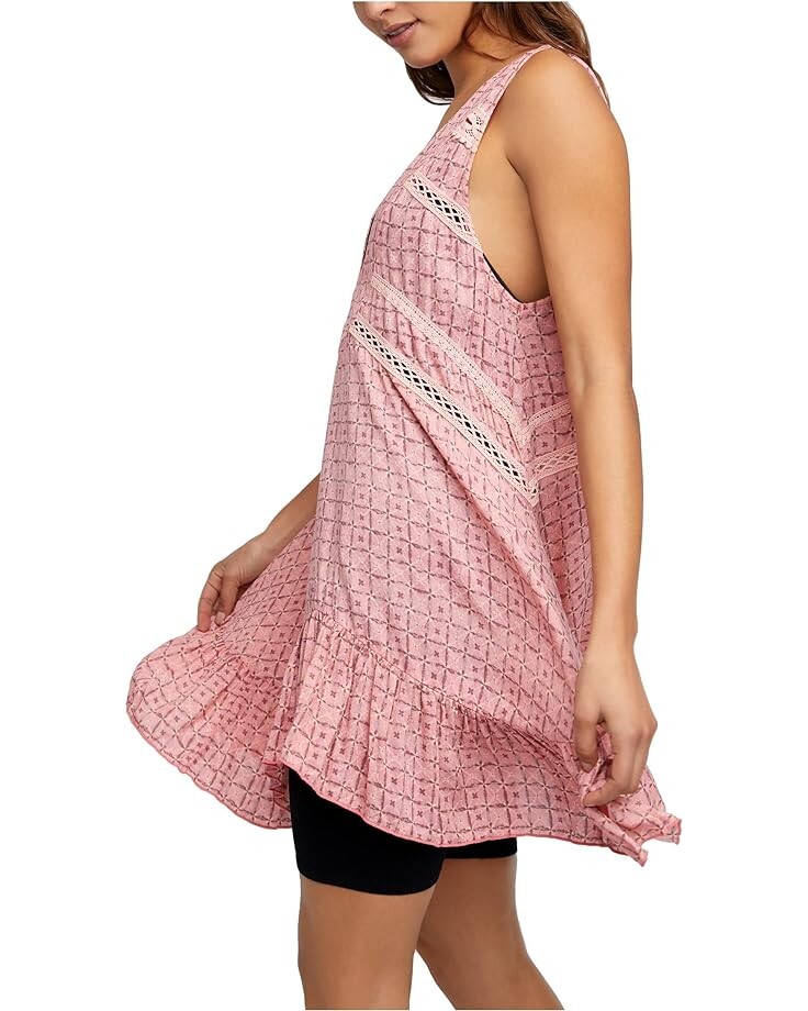 

Платье Free People Let It Happen Mini, цвет Light Pink Combo