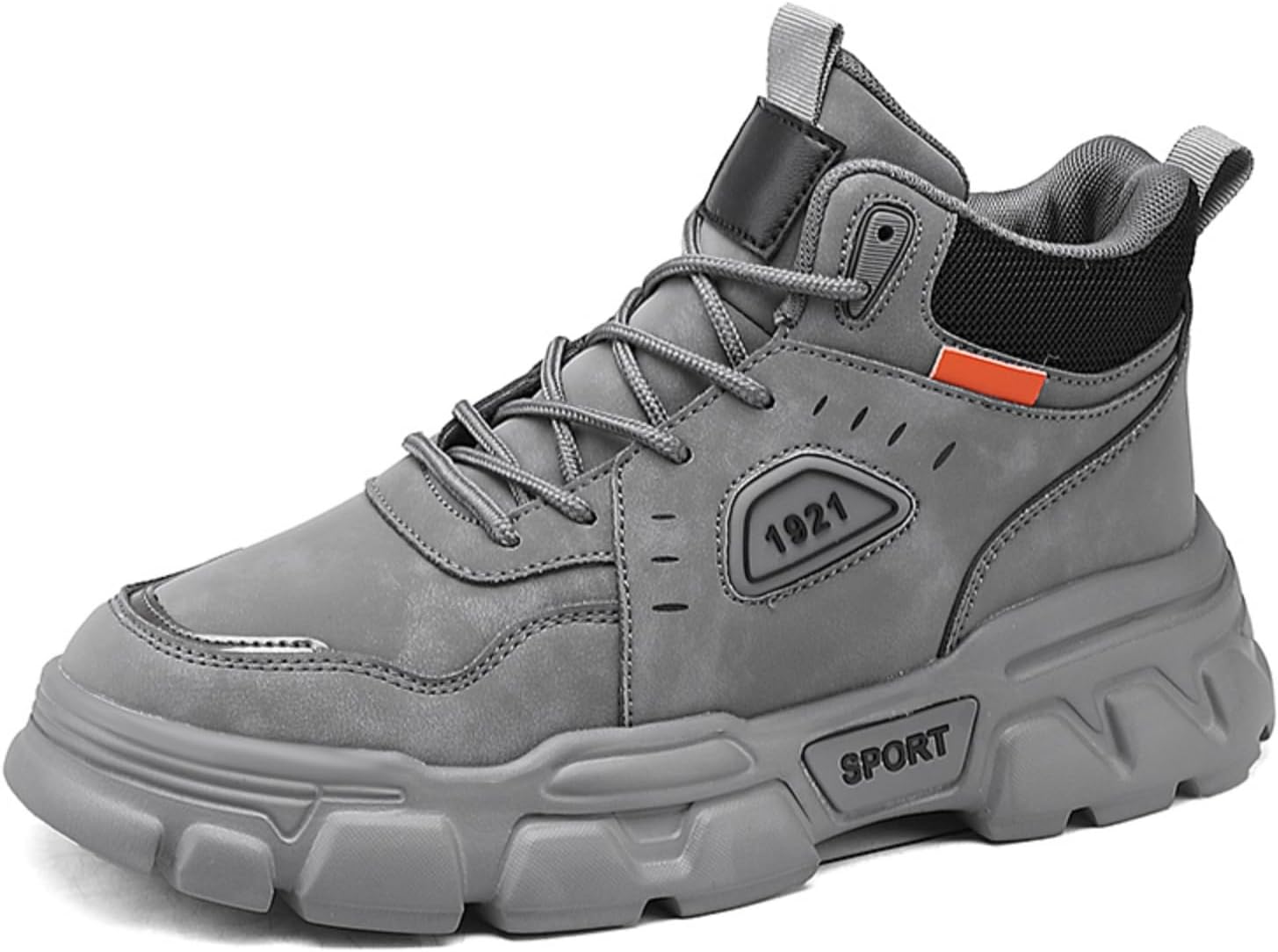 

Мужские высокие кроссовки белого и зеленого цвета с массивной подошвой, стильные ретро-спортивные туфли с яркими акцентами Aokisx