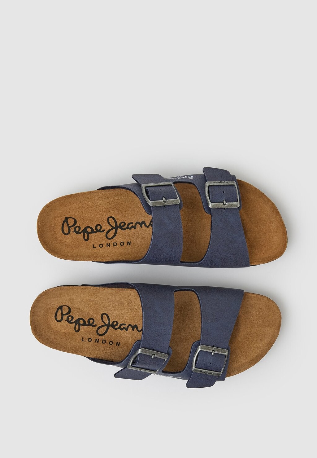 Мюли на плоской подошве DOUBLE CHICAGO Pepe Jeans, цвет navy — фото 3