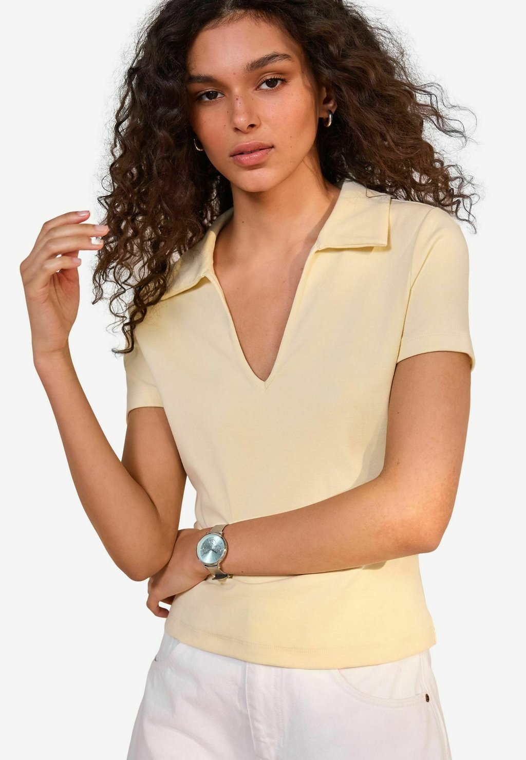 

Рубашка поло SHORT SLEEVE Next, желтый